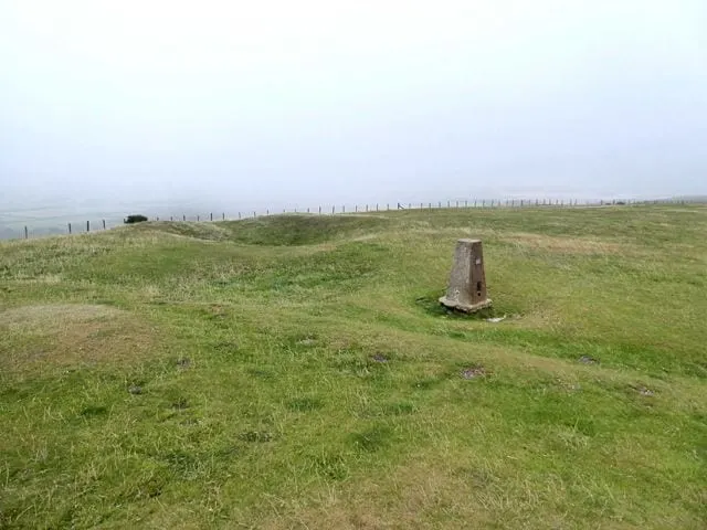 Photo: Firle Beacon, a 218m hill near Firle (West Firle) in the South Downs, East Sussex, south east England.