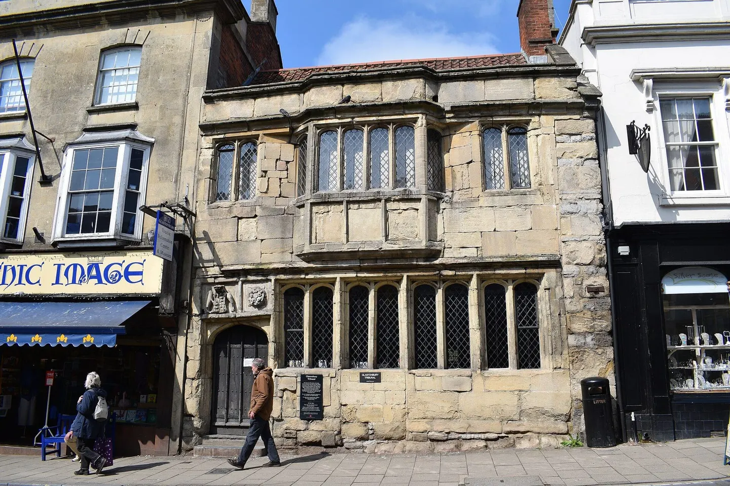 Photo of Glastonbury Tribunal, a landmark in Somerset, south west England.