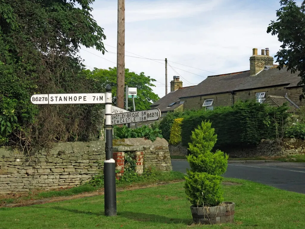 Photo of Edmundbyers, a village in the North Pennines, County Durham, north east England.
