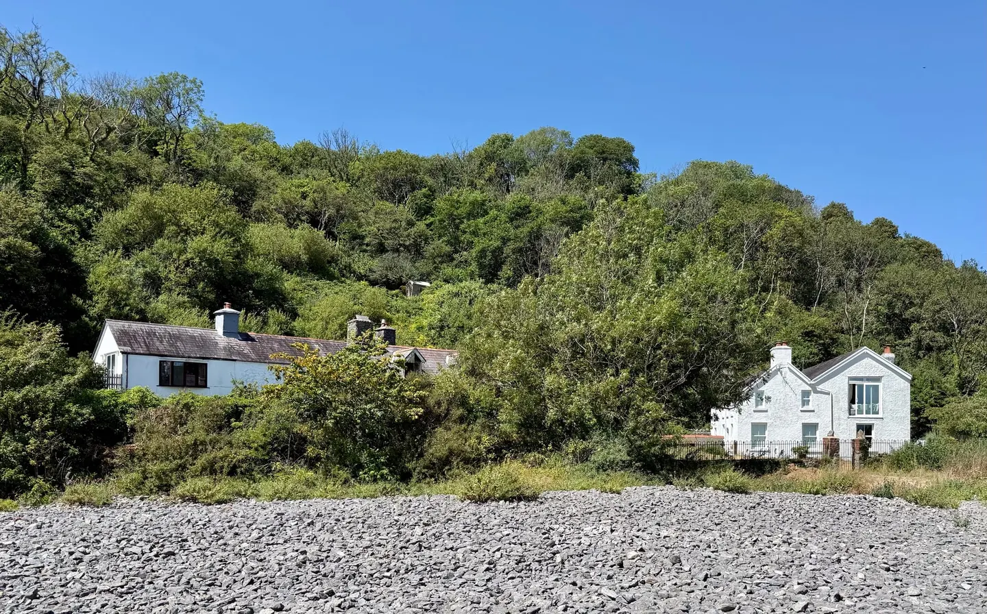 Photo of Pwlldu Bay, a cove near Bishopston in Gower, Swansea, south west Wales.