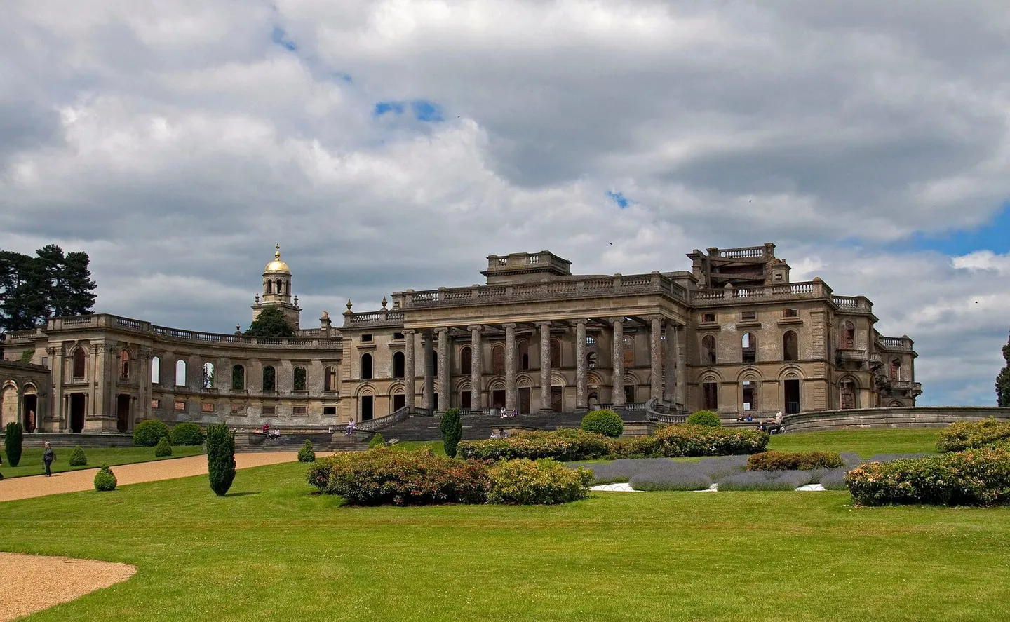Photo of Witley Court, a Grade II* registered house & garden near Great Witley, Worcestershire, central England.