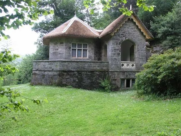 Photo of Endsleigh, a Grade I registered house & garden near Gunnislake in the Tamar Valley, Cornwall, south west England.