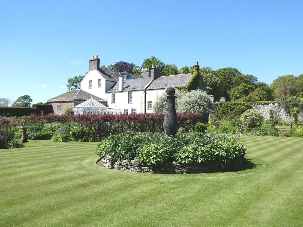 Photo of House of Pitmuies Garden, a garden near Guthrie, the Angus, north east Scotland.