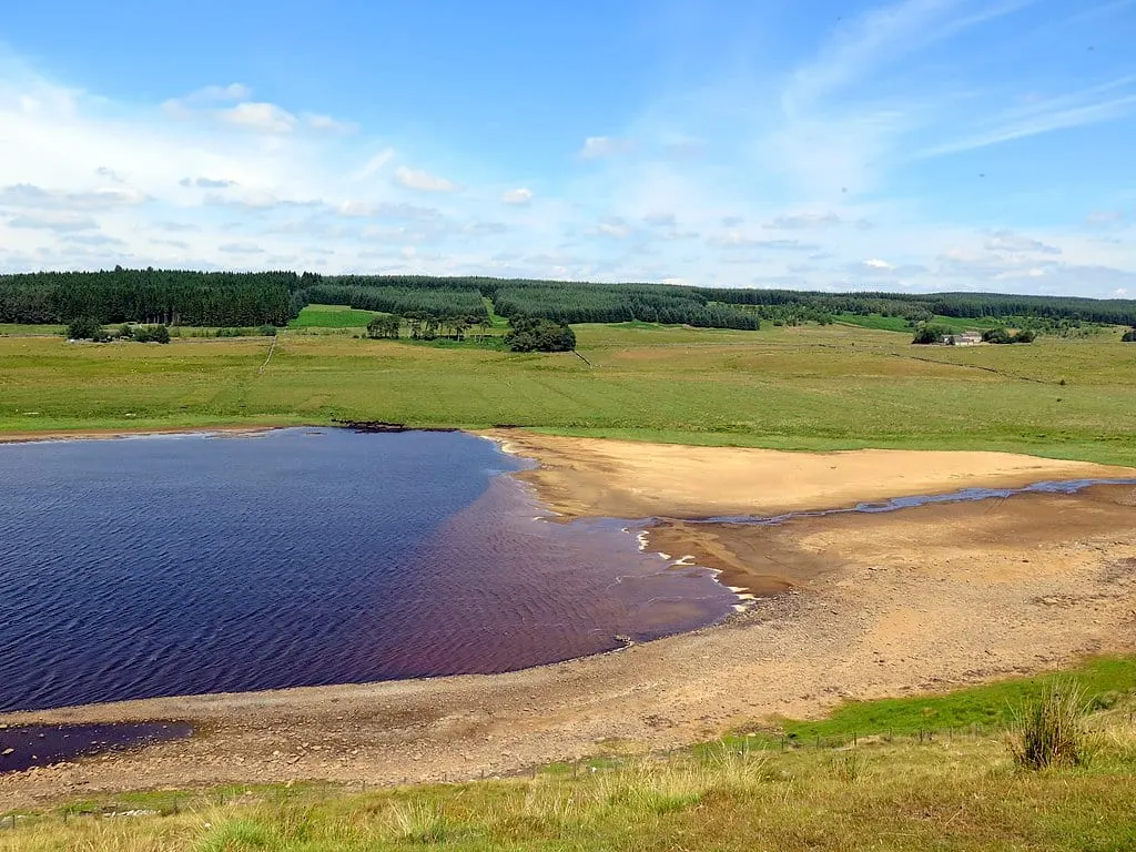 Photo of Greenlee Lough, a Lake near Bardon Mill, Northumberland, north east England.