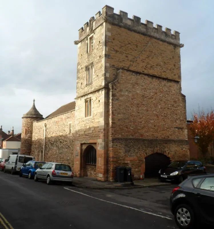 Photo of Westbury College Gatehouse, an ancient site in Bristol, south west England.