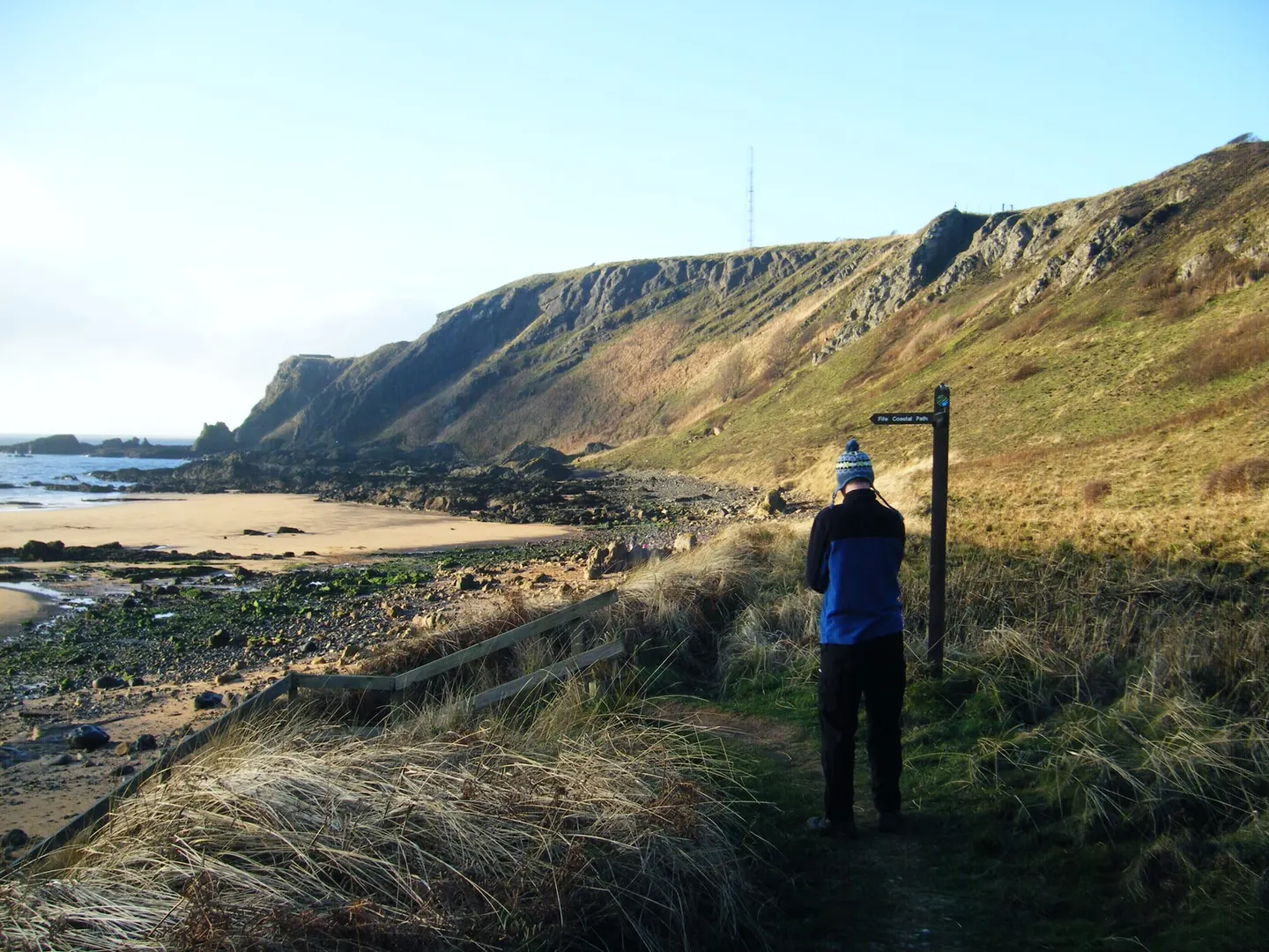 Photo of Elie Chain Walk, a visitor attraction near Elie and Earlsferry, Fife, central Scotland.