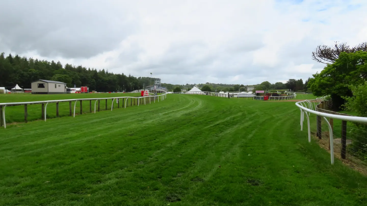 Photo of Cartmel Racecourse, a visitor attraction in Cumbria, north west England.