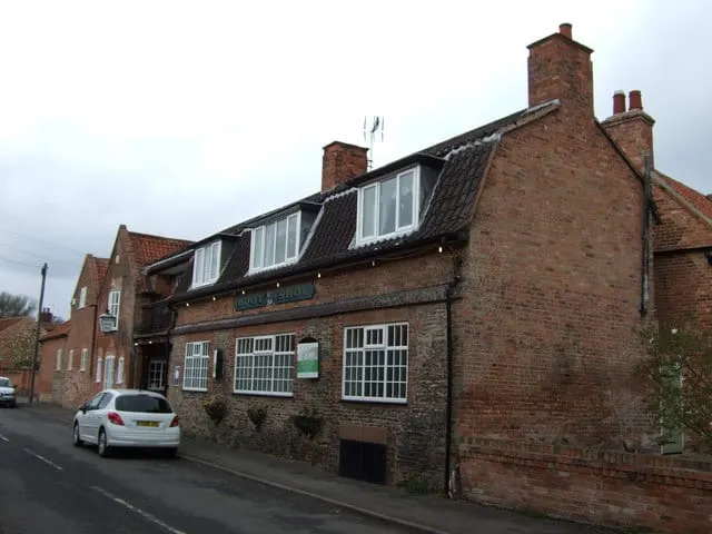 Photo of The Boot and Shoe Inn, a pub near Flintham, Nottinghamshire, central England.