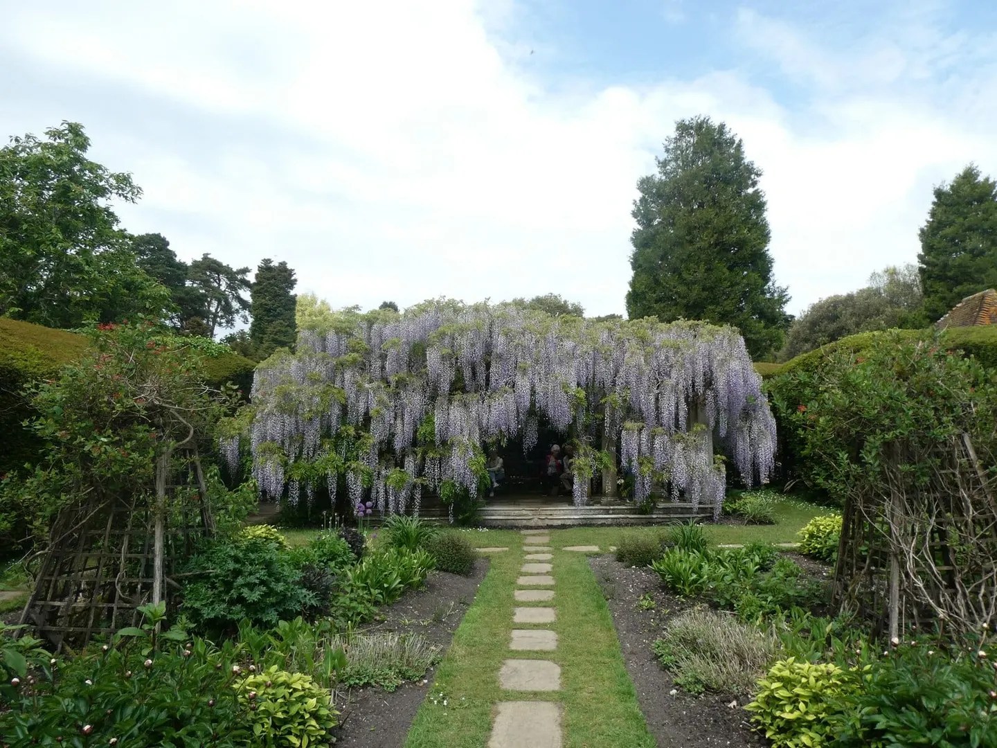Photo of Exbury Gardens, a Grade II* registered house & garden near Bucklers Hard in the New Forest, Hampshire, south east England.