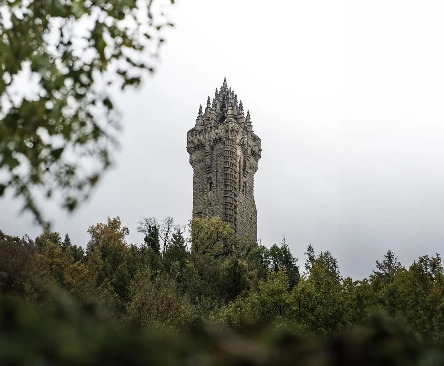 Photo of National Wallace Monument, a landmark near Bridge of Allan, Stirling, central Scotland.