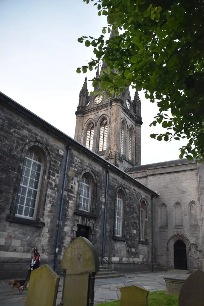Photo of Kirk of St Nicholas, a church in Aberdeen, north east Scotland.