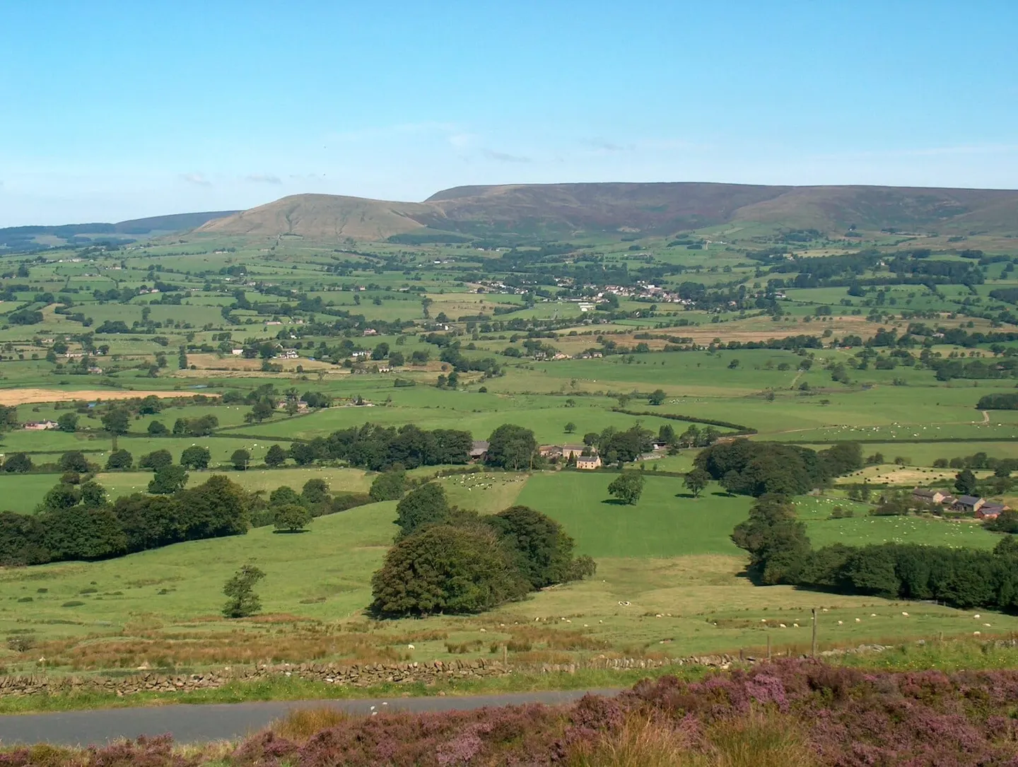 Photo: Jeffrey Hill (Longridge Fell), a viewpoint in the Forest of Bowland, Lancashire, north west England.