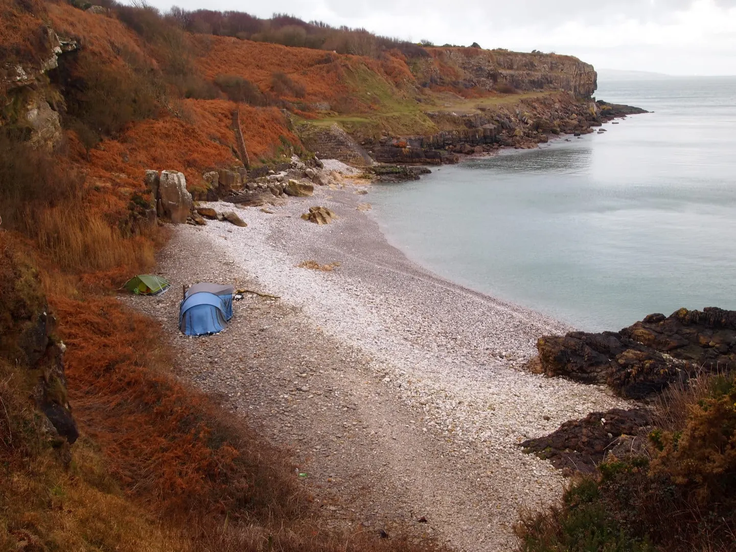 Photo of the coast at Fedw Fawr, Anglesey, north Wales.