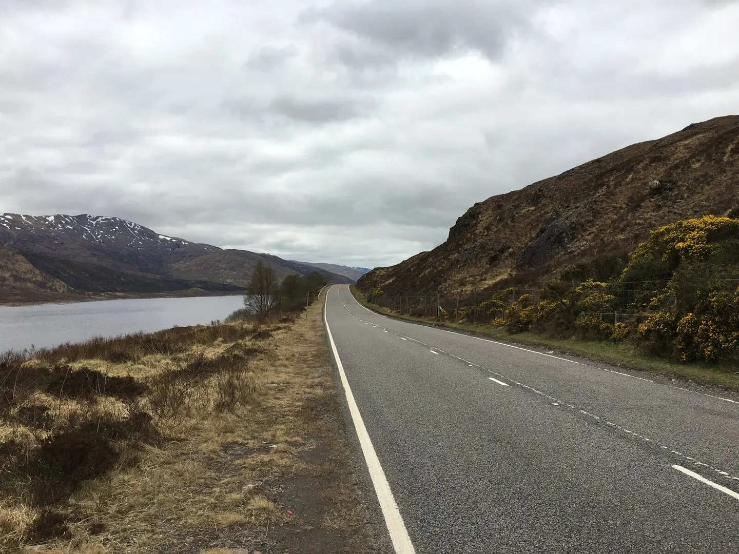 Photo of Loch Cluanie, a loch in Highland, the Scottish Highlands and Islands.