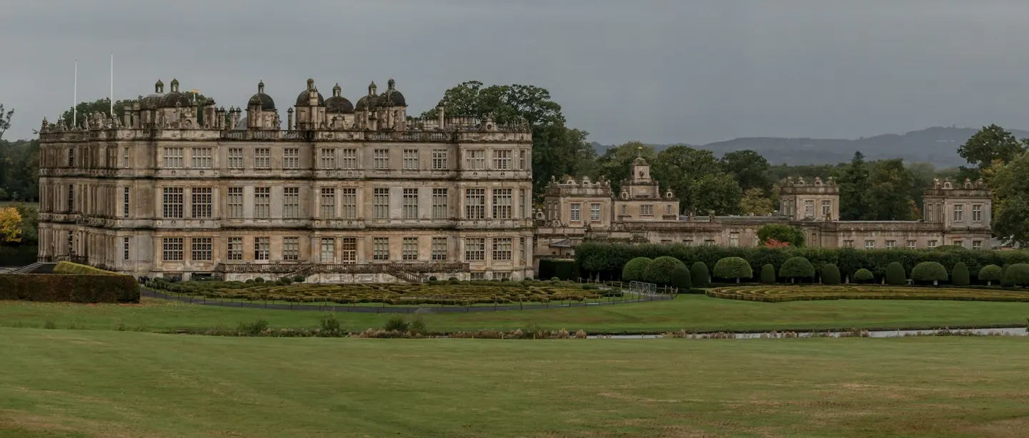 Photo of Longleat, a Grade I registered house & garden near Frome, Wiltshire, south west England.