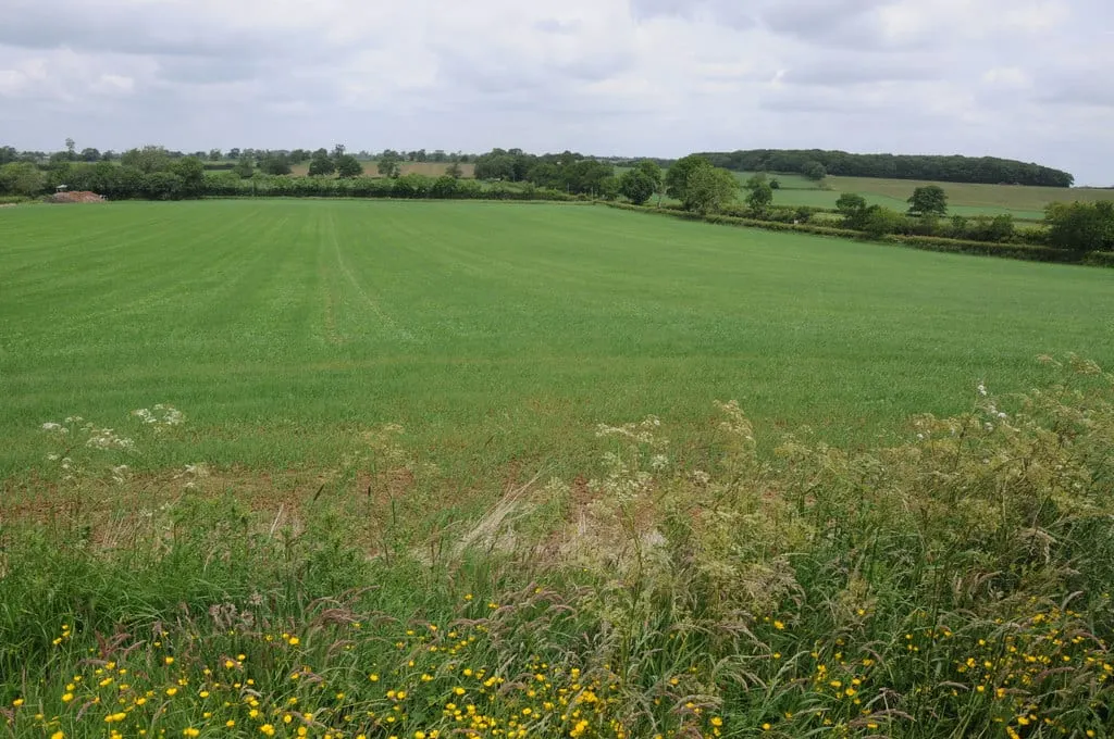 Photo of the site of the Battle of Naseby, fought in 1645 in Northamptonshire, central England.