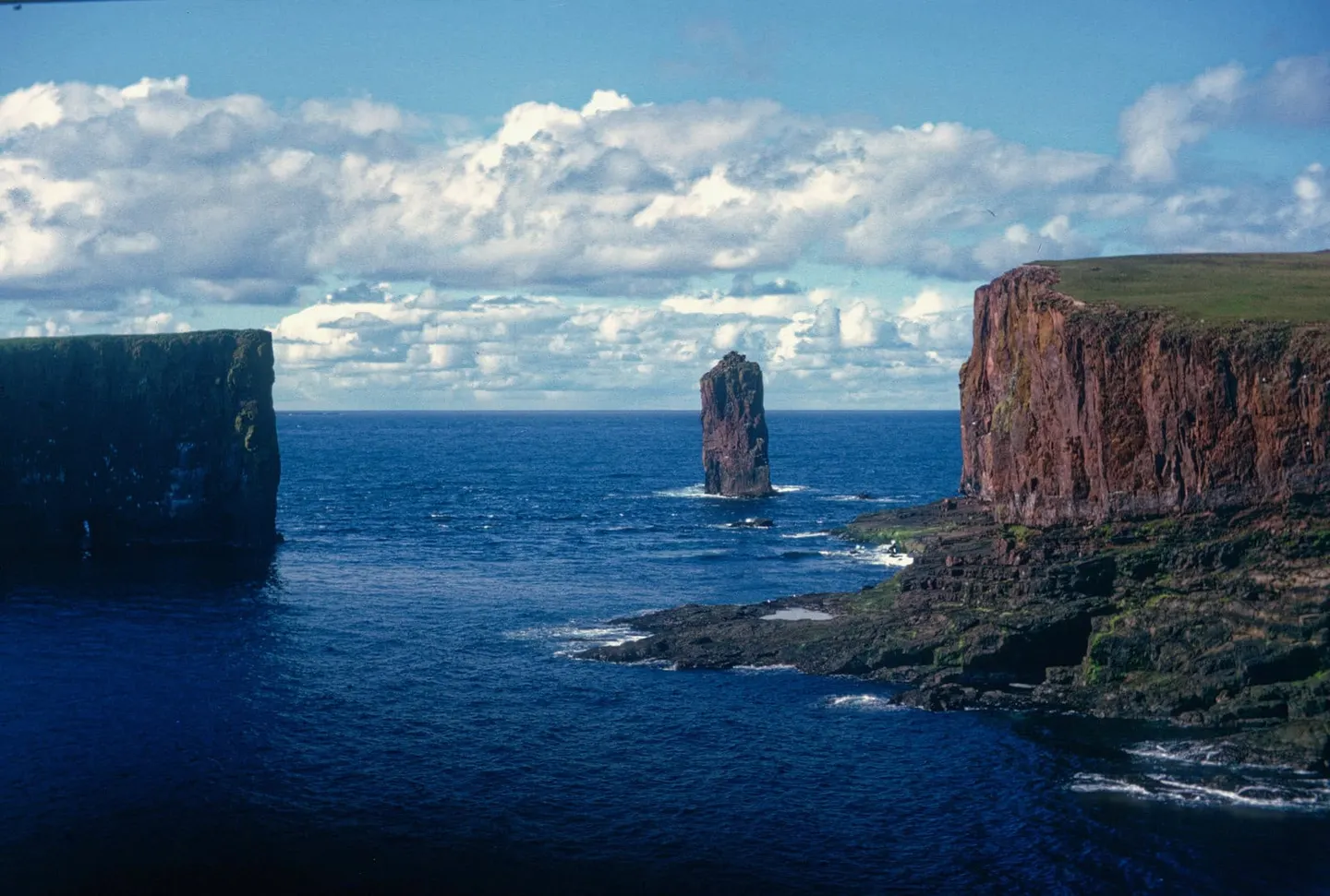 Photo of Papa Stour, an island in the Shetland Islands, the Scottish Highlands and Islands.