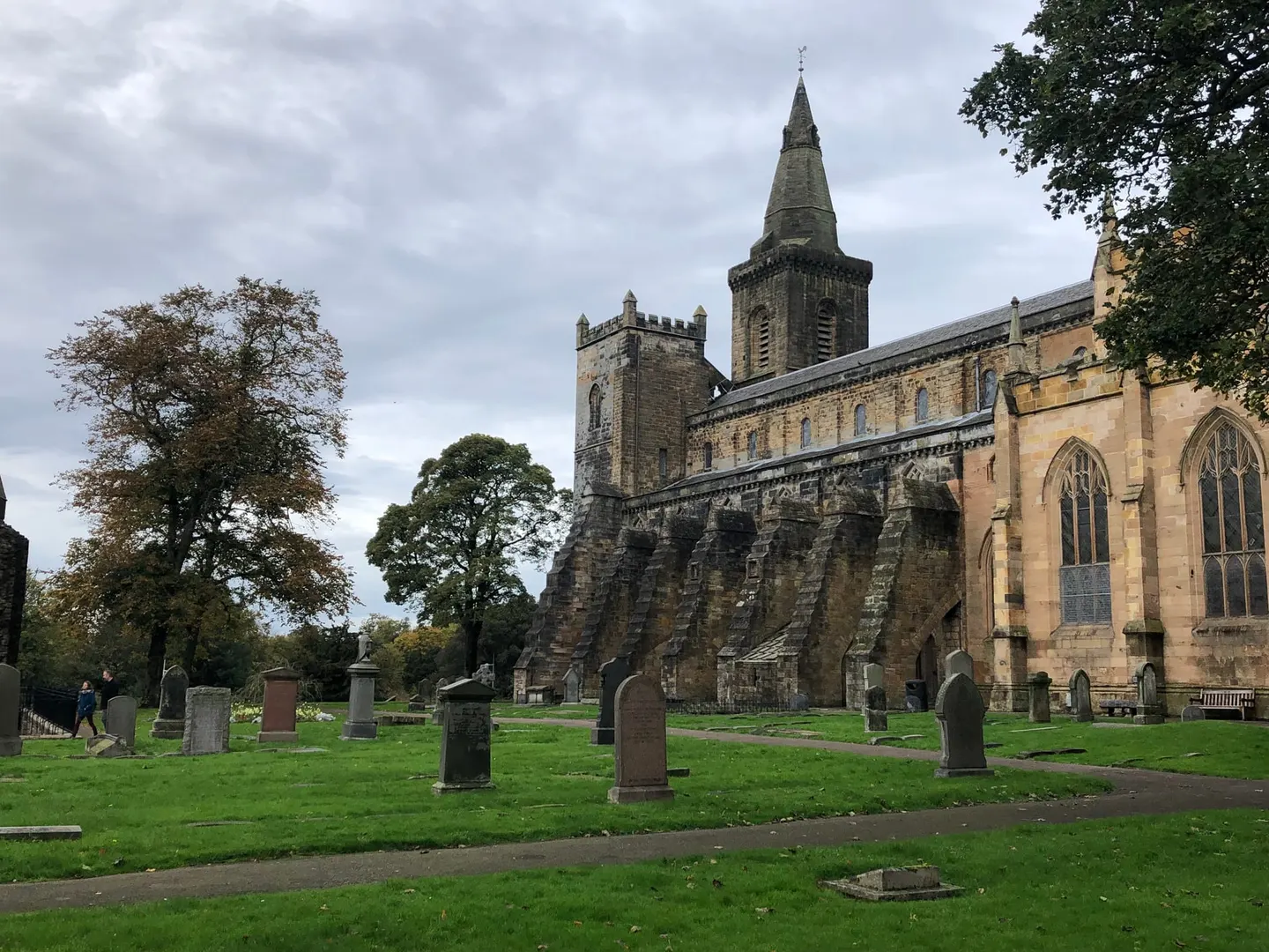 Photo of Dunfermline Abbey Church, a church in Fife, central Scotland.