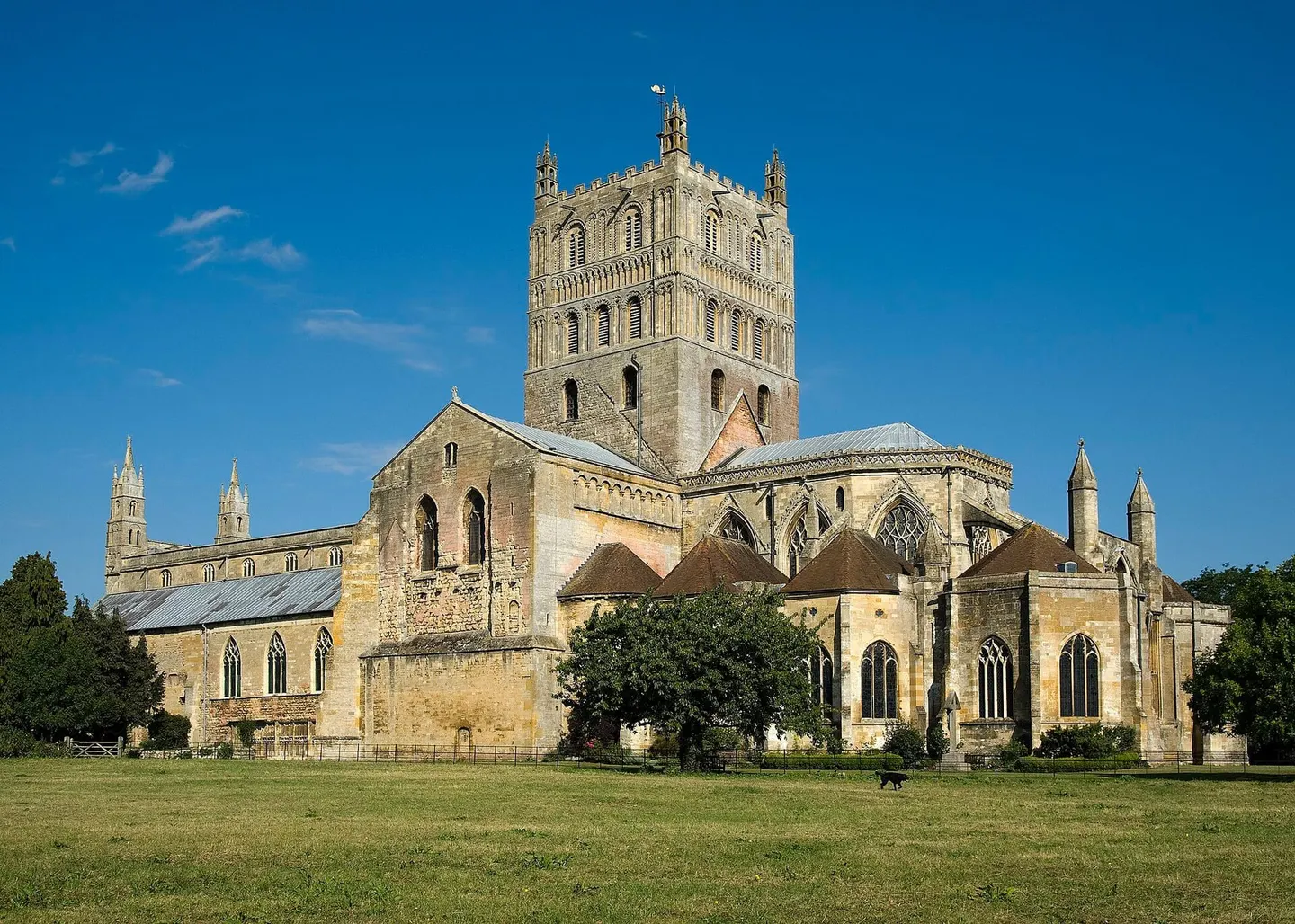 Photo of Tewkesbury, a village in Gloucestershire, south west England.