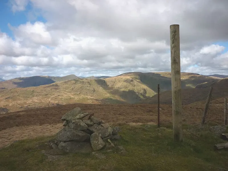 Photo: Swinklebank Crag, a 554m Lake District fell near Kentmere, Cumbria, north west England.