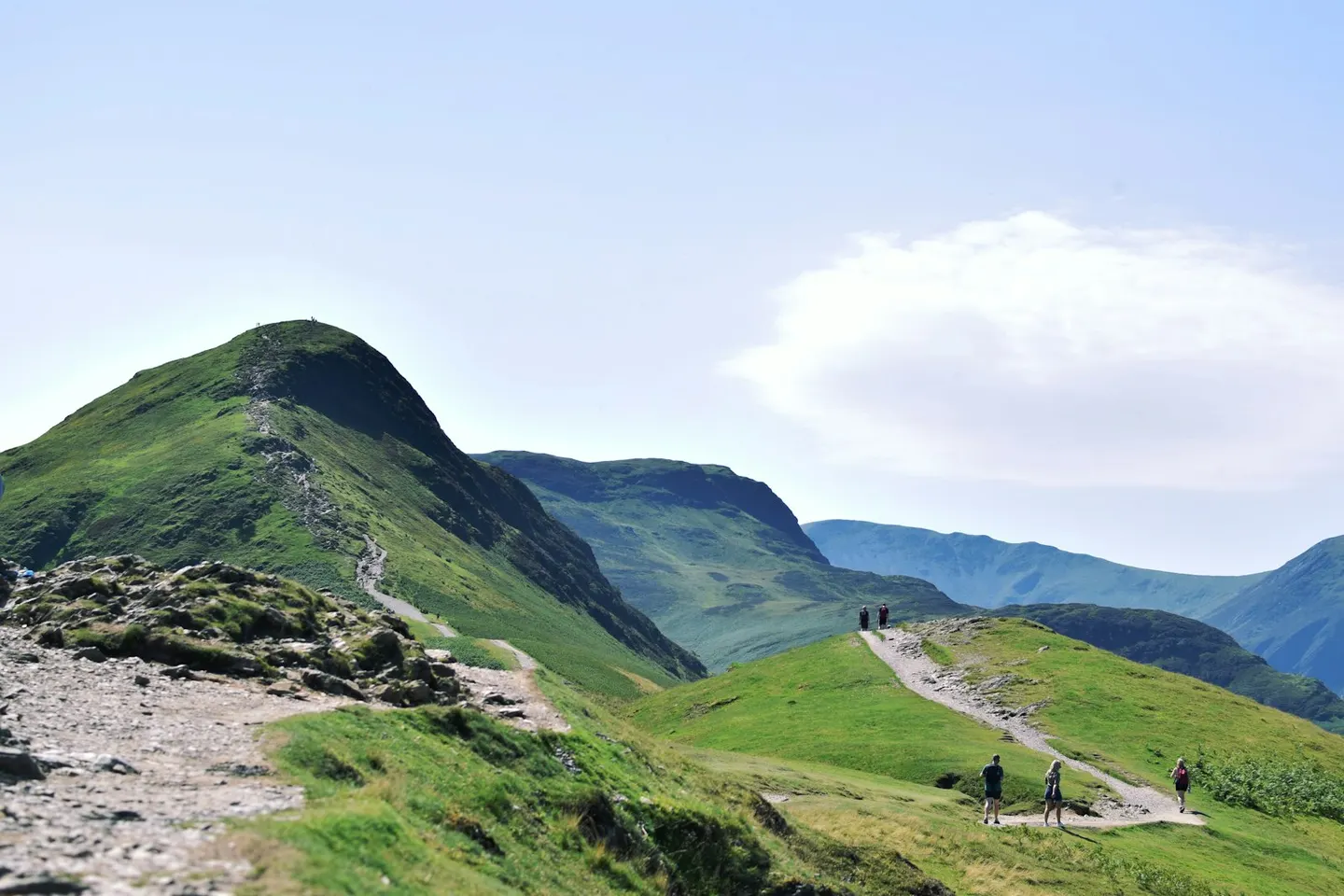 Photo: Cat Bells, a 451m Lake District fell near Grange-in-Borrowdale, Cumbria, north west England.