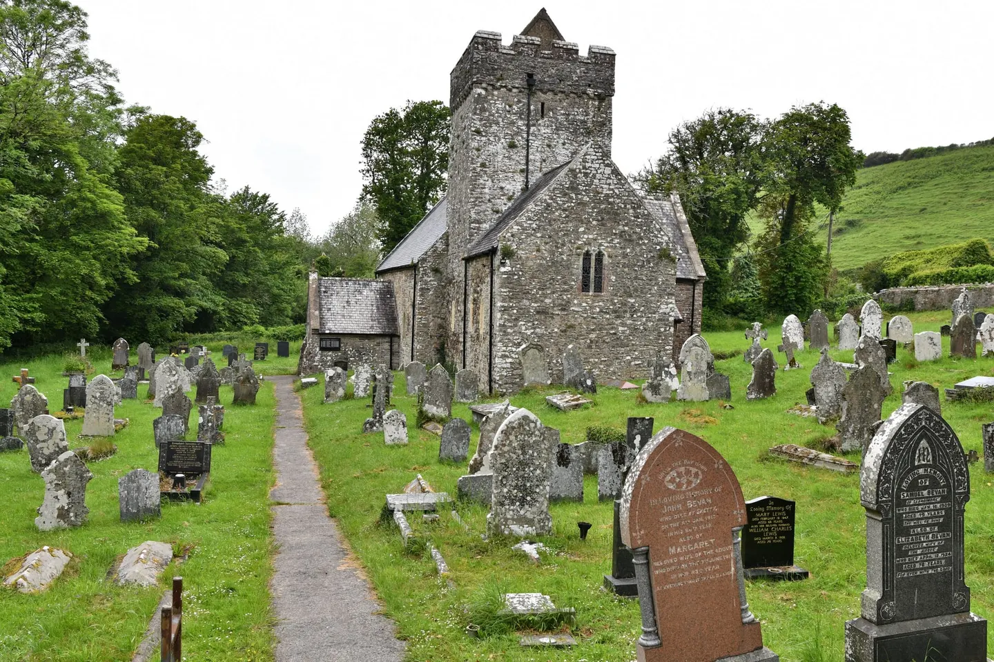 Photo of St Cadoc's Church, Cheriton, a church in Gower, Swansea, south west Wales.