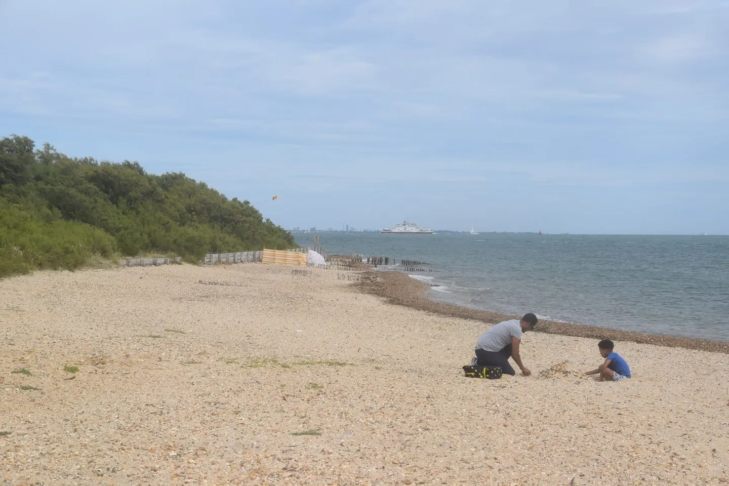 Photo of Lepe Country Park, a country park near Cowes in the New Forest, Hampshire, south east England.