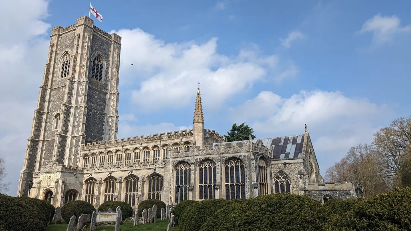 Photo of Church of St Peter and St Paul, Lavenham, a church in Suffolk, eastern England.