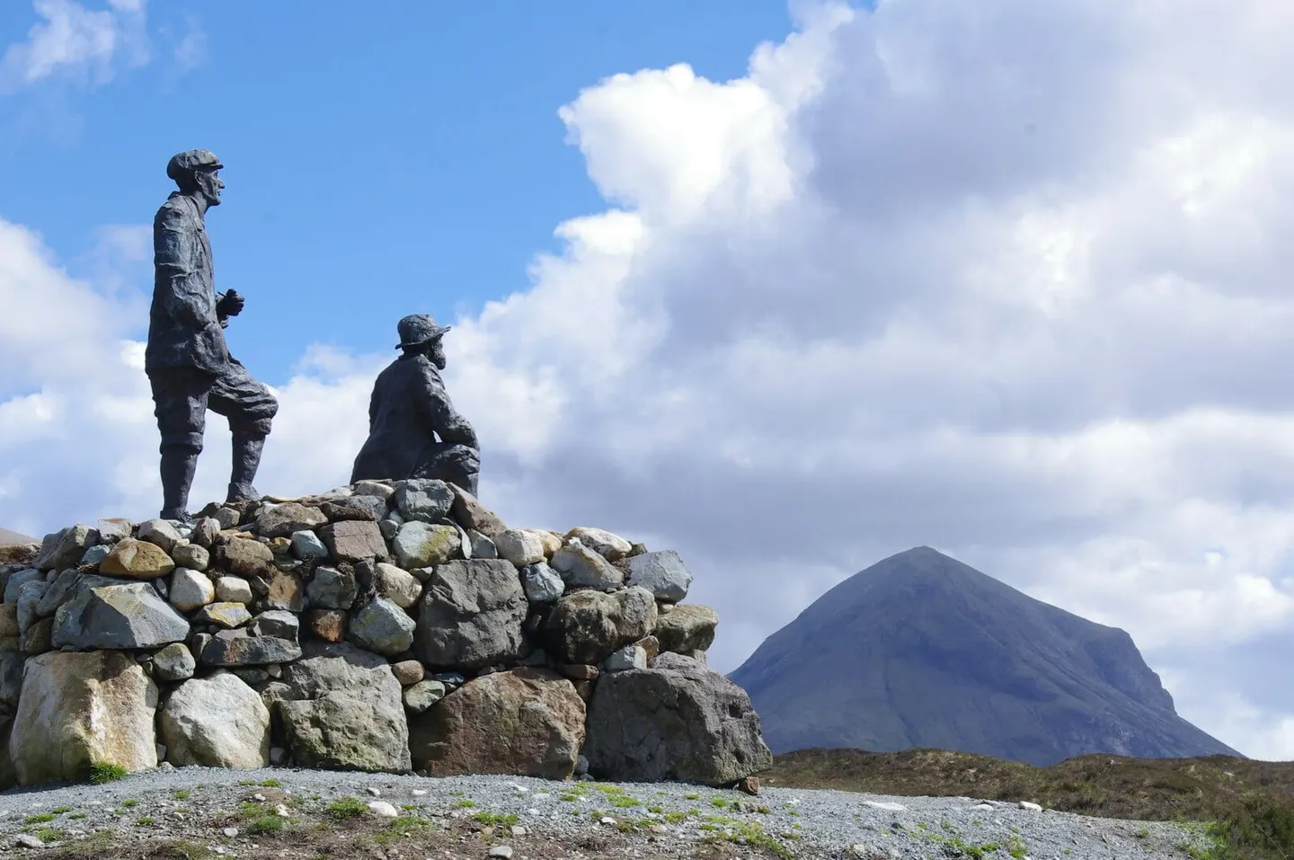 Photo of Sligachan, a village in the Cuillin Hills, Highland, the Scottish Highlands and Islands.