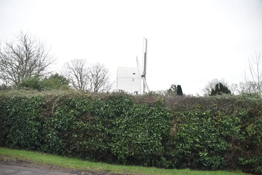 Photo of Stocks Mill, a windmill near Wittersham in the High Weald, Kent, south east England.