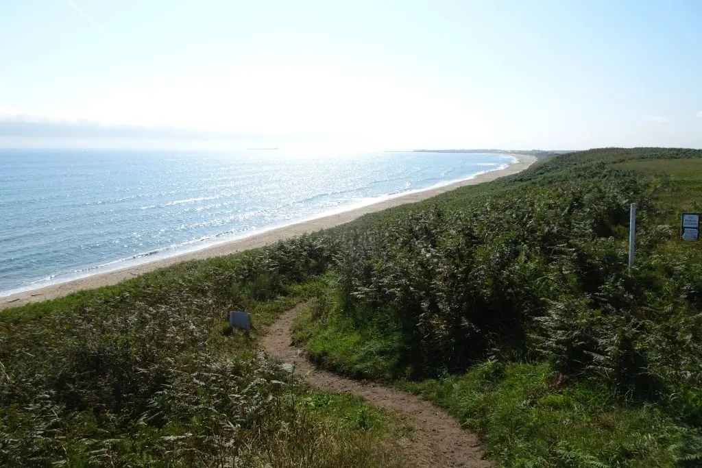 Photo of Warkworth Beach, a swimming spot in Northumberland, north east England.