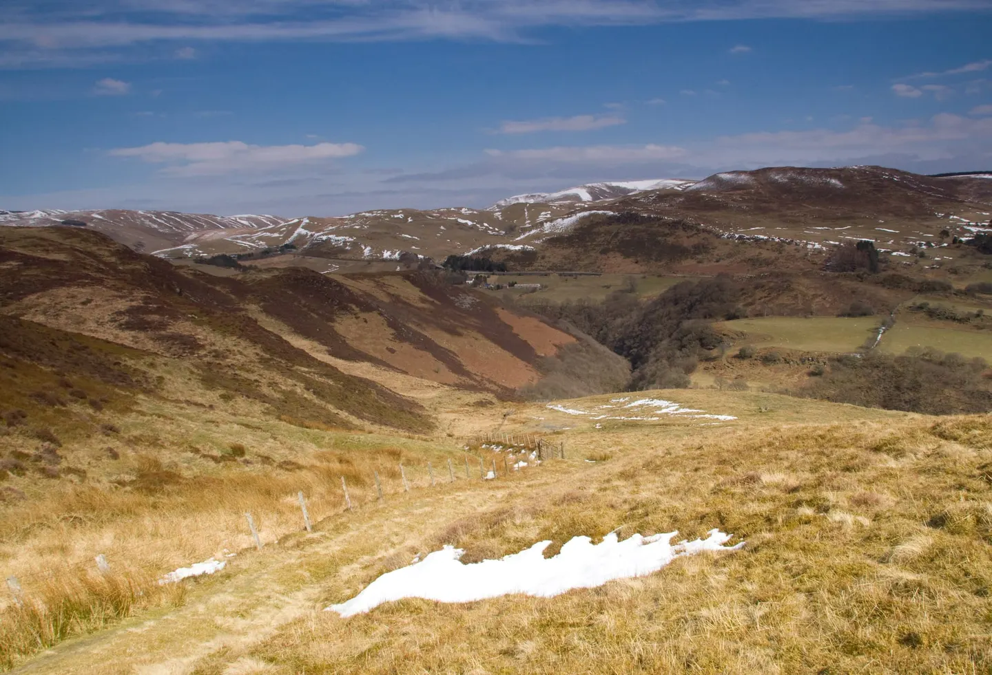 Photo of Bryn Bras, Ponterwyd, a country estate near Devil's Bridge, Ceredigion, mid Wales.