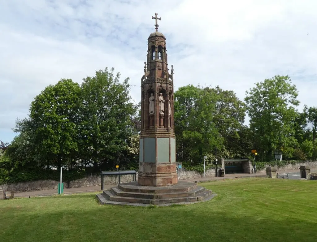 Photo of St Asaph, a village in Denbighshire, north Wales.