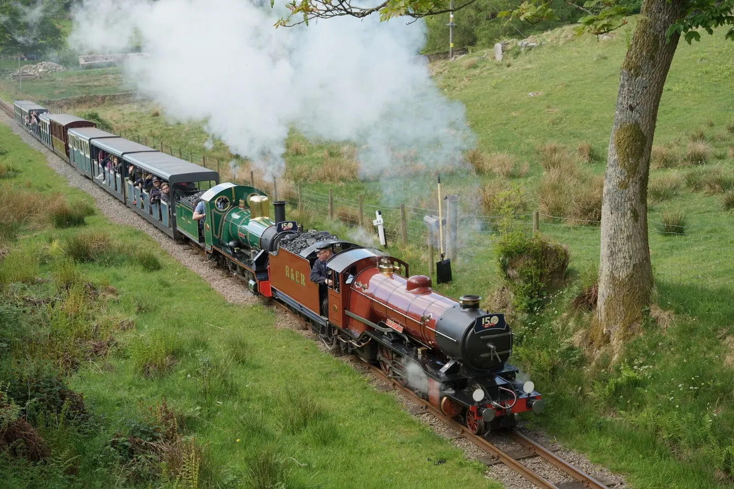 Photo of Ravenglass & Eskdale Railway, a visitor attraction in the Lake District, Cumbria, north west England.