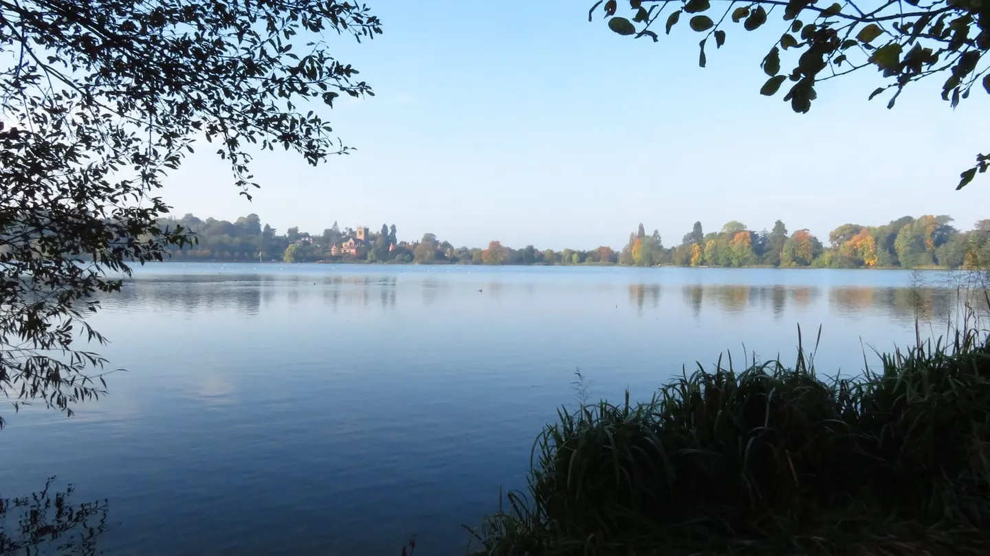 Photo of The Mere At Ellesmere Country Park, a country park in Shropshire, central England.