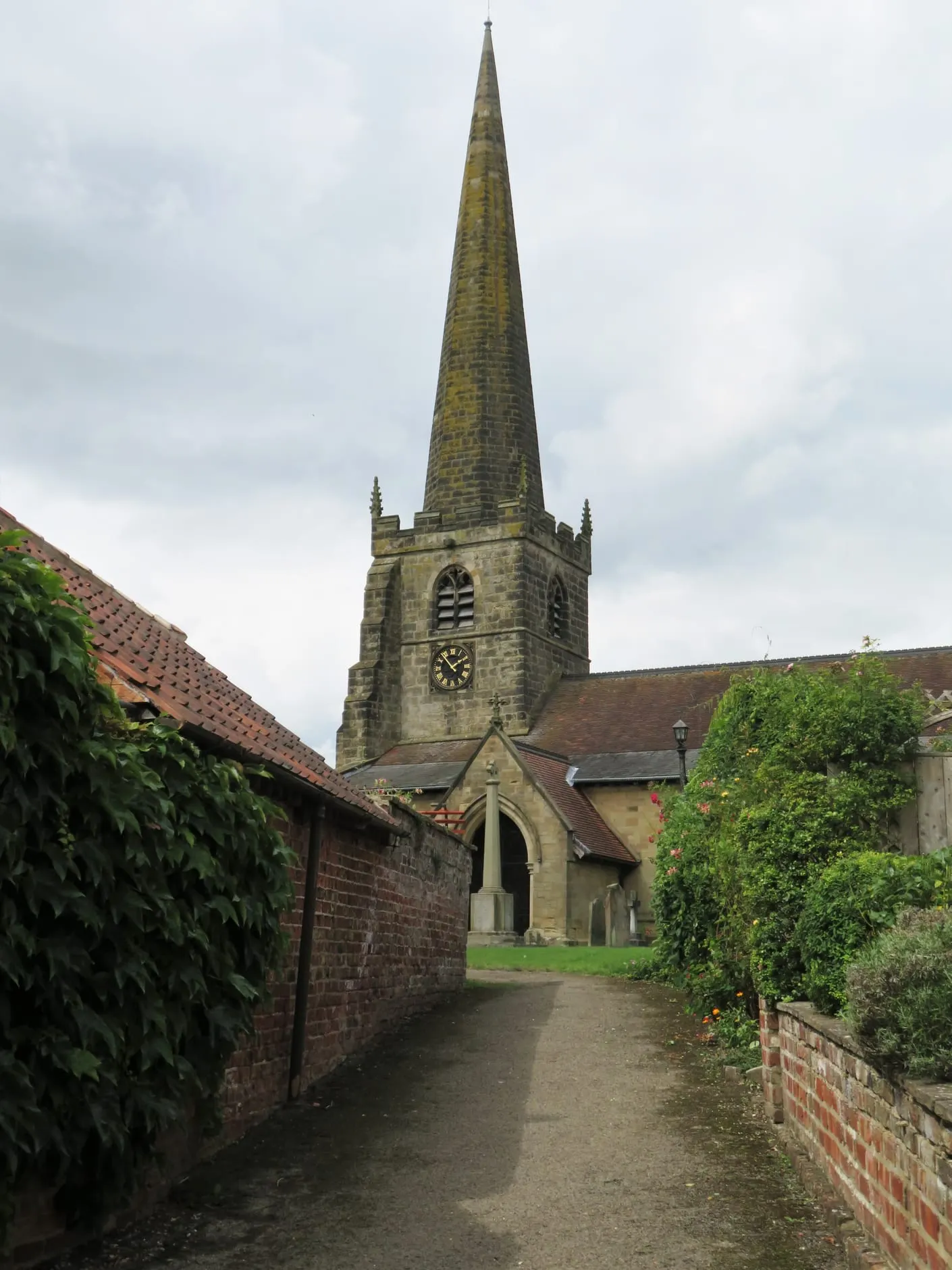Photo of St Edith's Church, Bishop Wilton, a church in East Riding of Yorkshire, northern England.