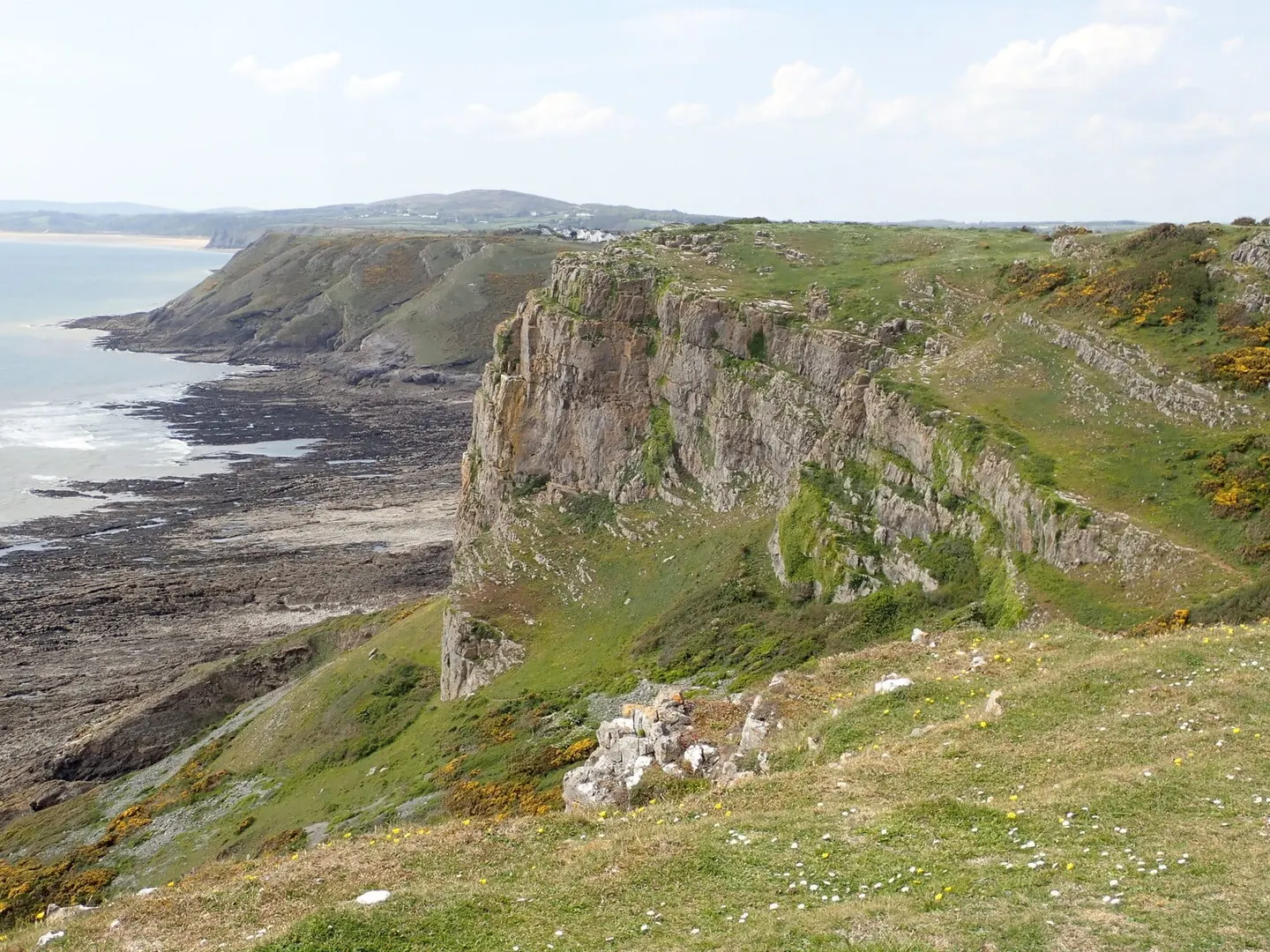 Photo of Pwll Du Head, a visitor attraction near Bishopston, Swansea, south west Wales.