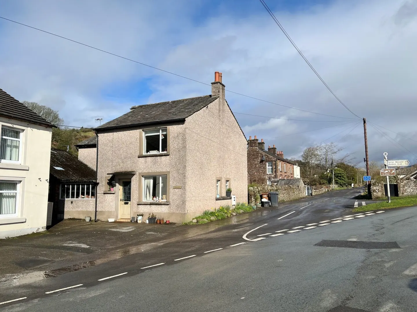 Photo of Gosforth, a village in the Lake District, Cumbria, north west England.