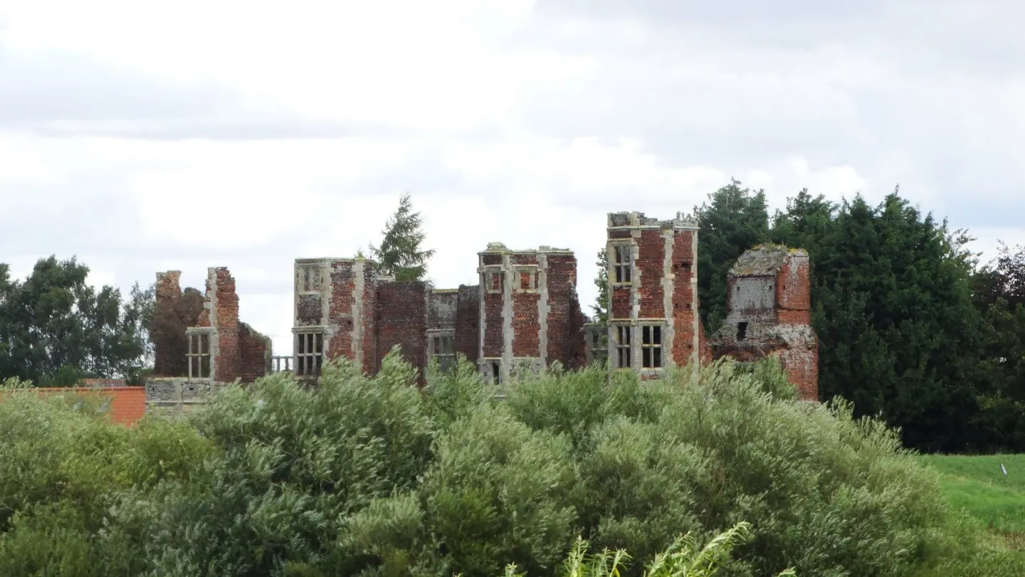 Photo of Torksey Castle, a ruined castle near Stow, Lincolnshire, central England.