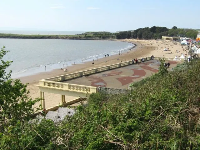Photo of Barry Island (Whitmore Bay), a beach in the Vale of Glamorgan, south east Wales.
