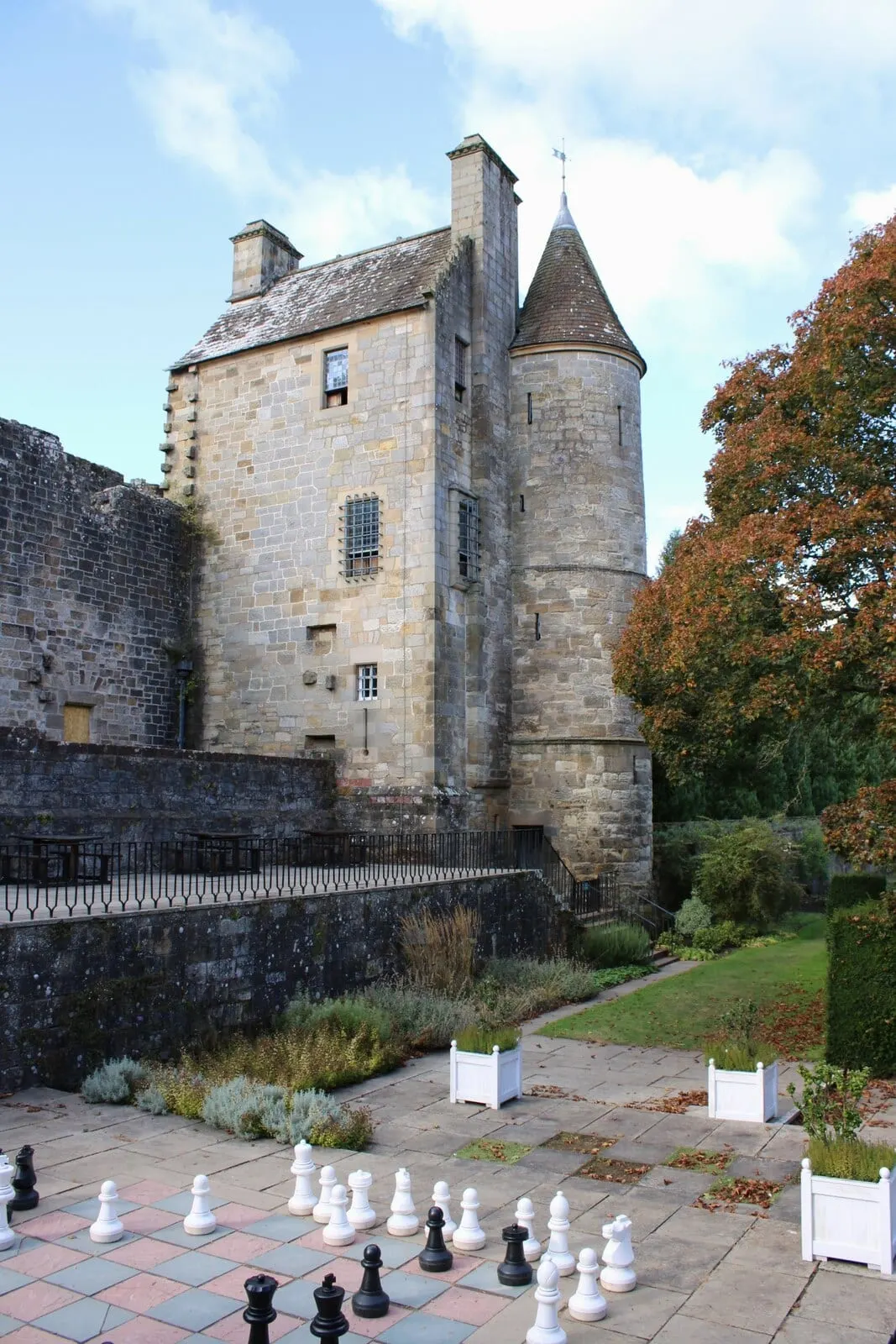 Photo of Falkland, a village in Fife, central Scotland.