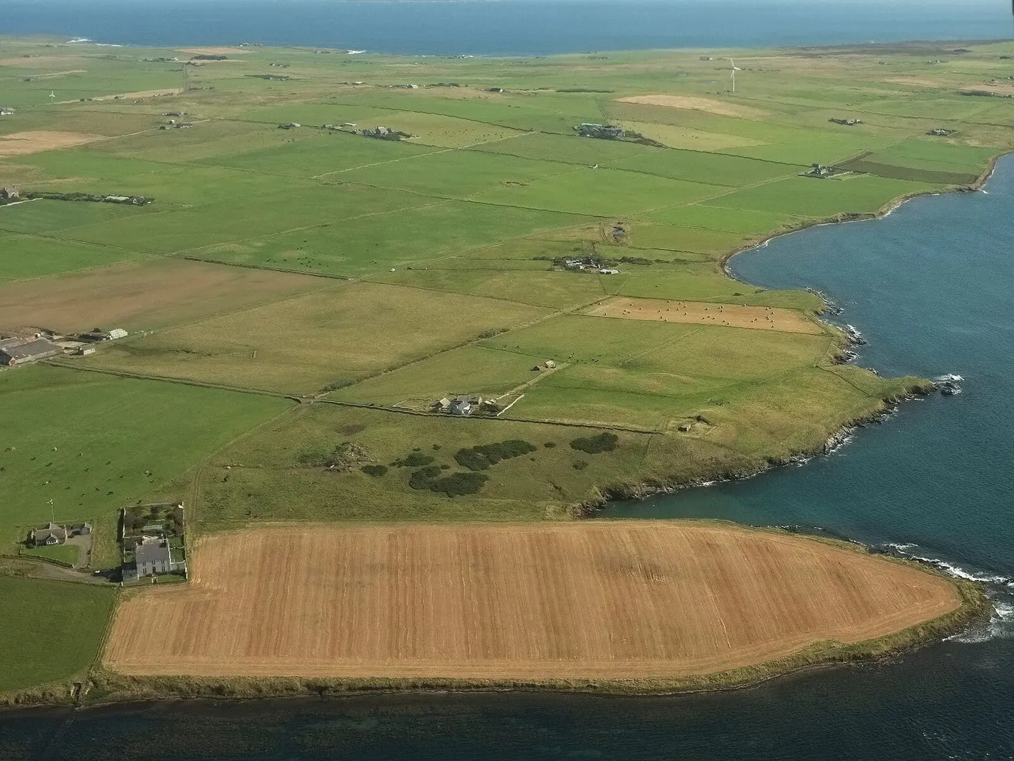 Photo of Shapinsay, an island in the Orkney Islands, the Scottish Highlands and Islands.