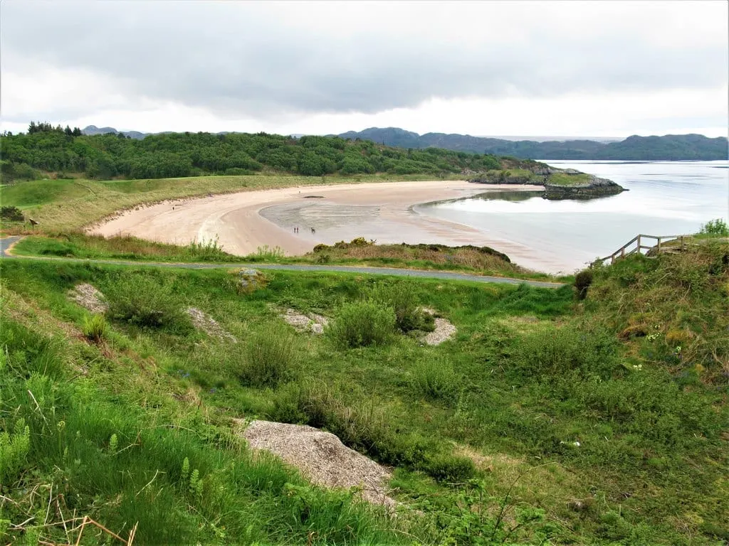 Photo of Gairloch Beach, a beach in the Wester Ross, Highland, the Scottish Highlands and Islands.