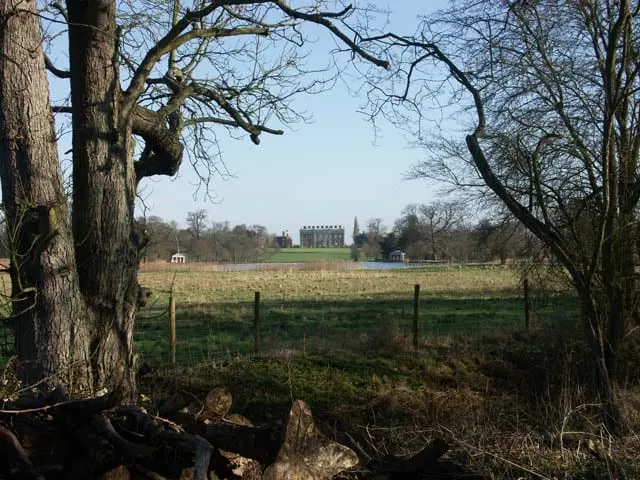Photo of Wotton House, a Grade I registered house & garden near Brill, Buckinghamshire, south east England.