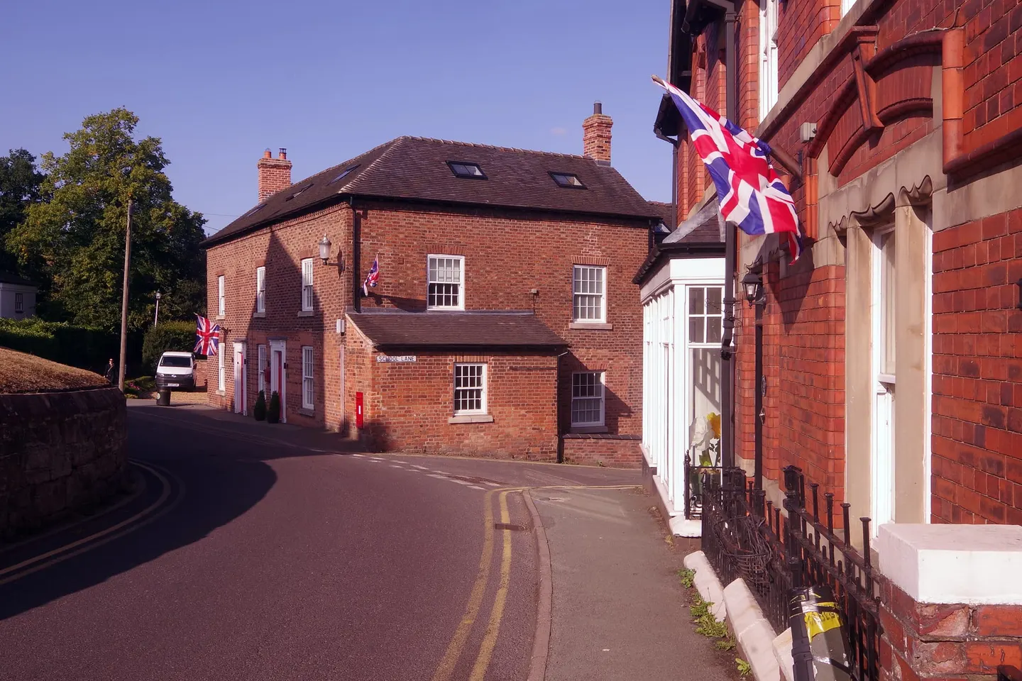 Photo of Audlem, a village in Cheshire, north west England.