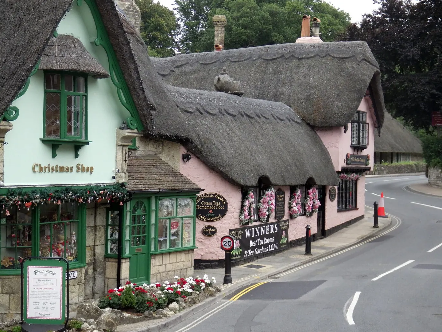 Photo of Shanklin Old Village, a village in the Isle of Wight, south east England.