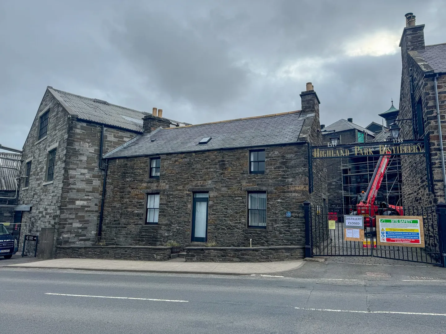 Photo of Highland Park Distillery, a distillery near Kirkwall, the Orkney Islands, the Scottish Highlands and Islands.