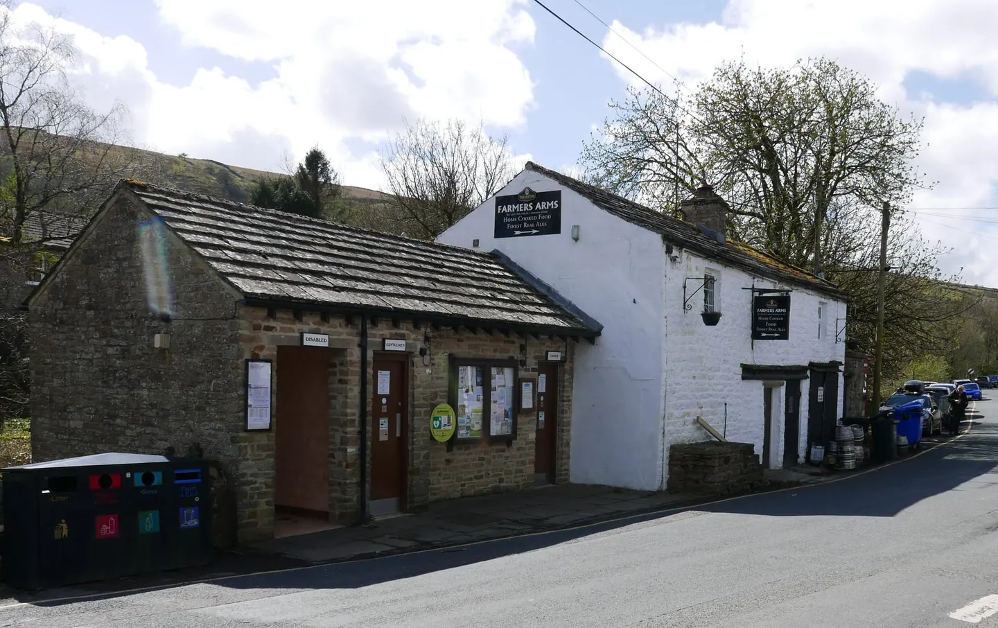 Photo of The Farmers Arms (Muker), a pub in the Yorkshire Dales, North Yorkshire, northern England.