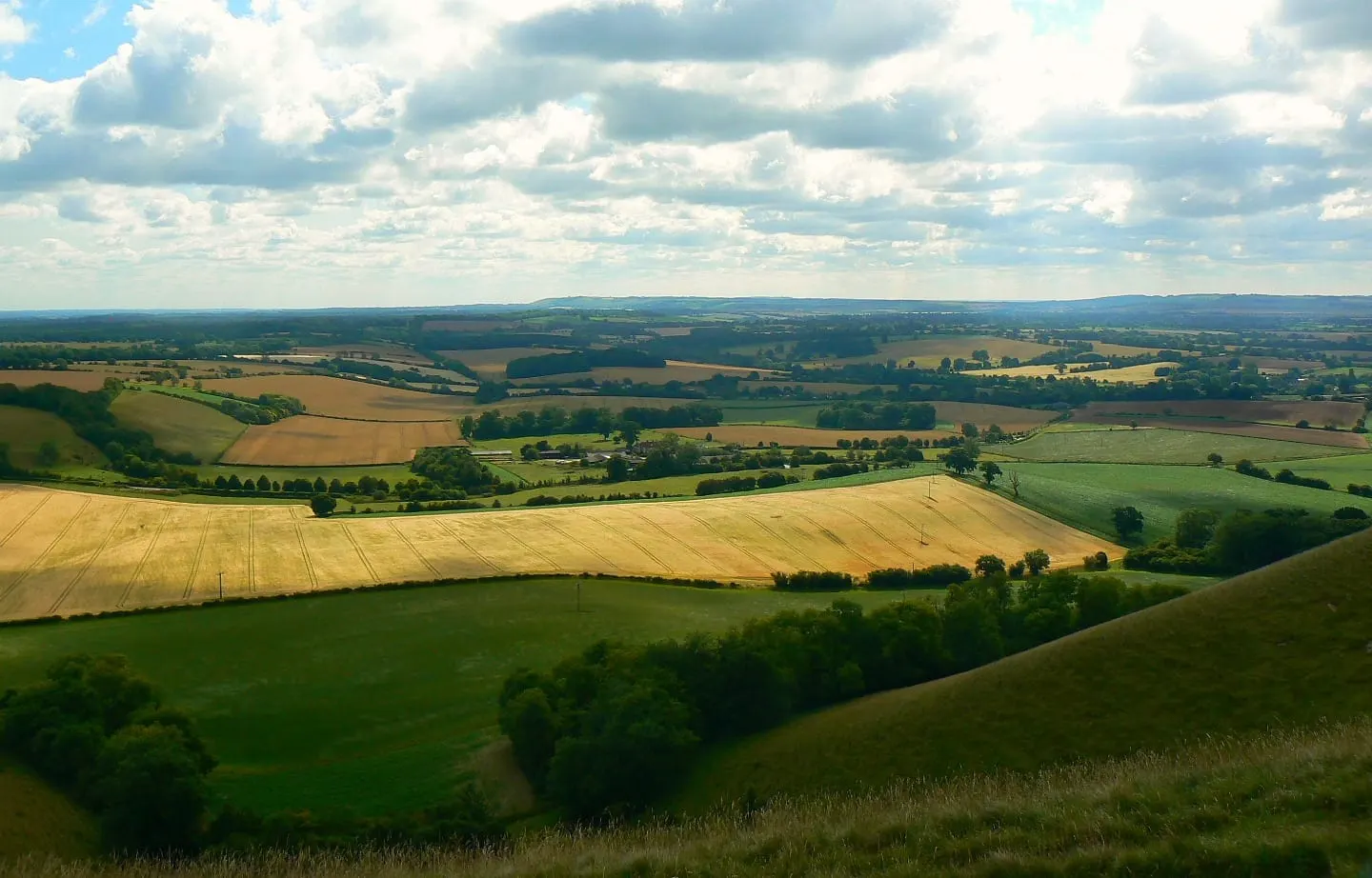 Photo: Martinsell Hill, a viewpoint near Wootton Rivers in the North Wessex Downs, Wiltshire, south west England.