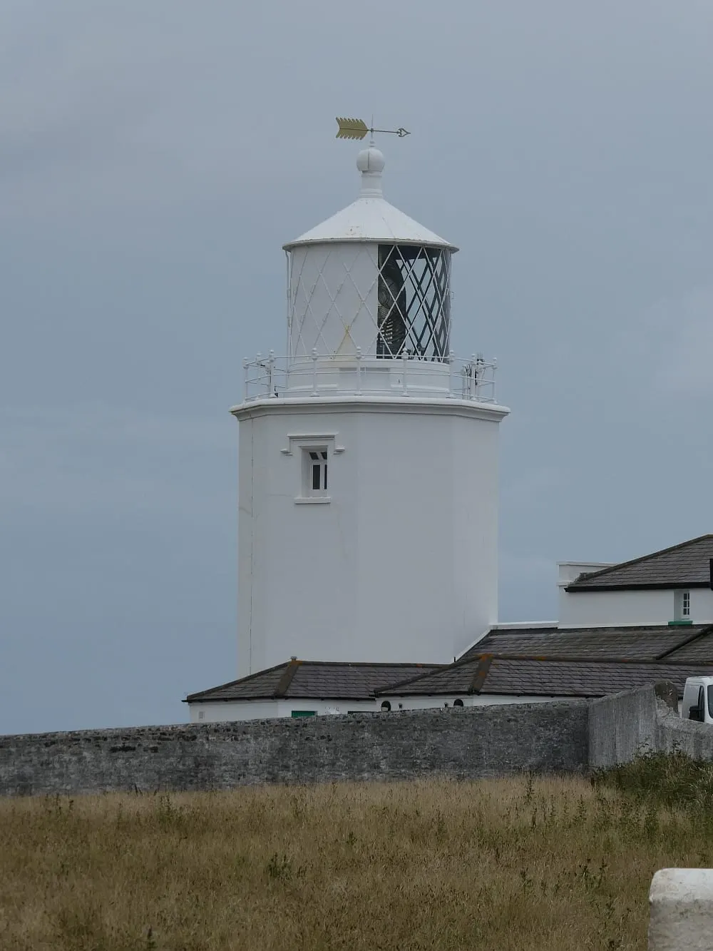 Photo of Lizard Lighthouse, a lighthouse near Cadgwith, Cornwall, south west England.